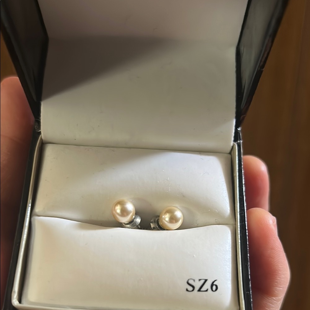 Classic Pearl Stud Earrings